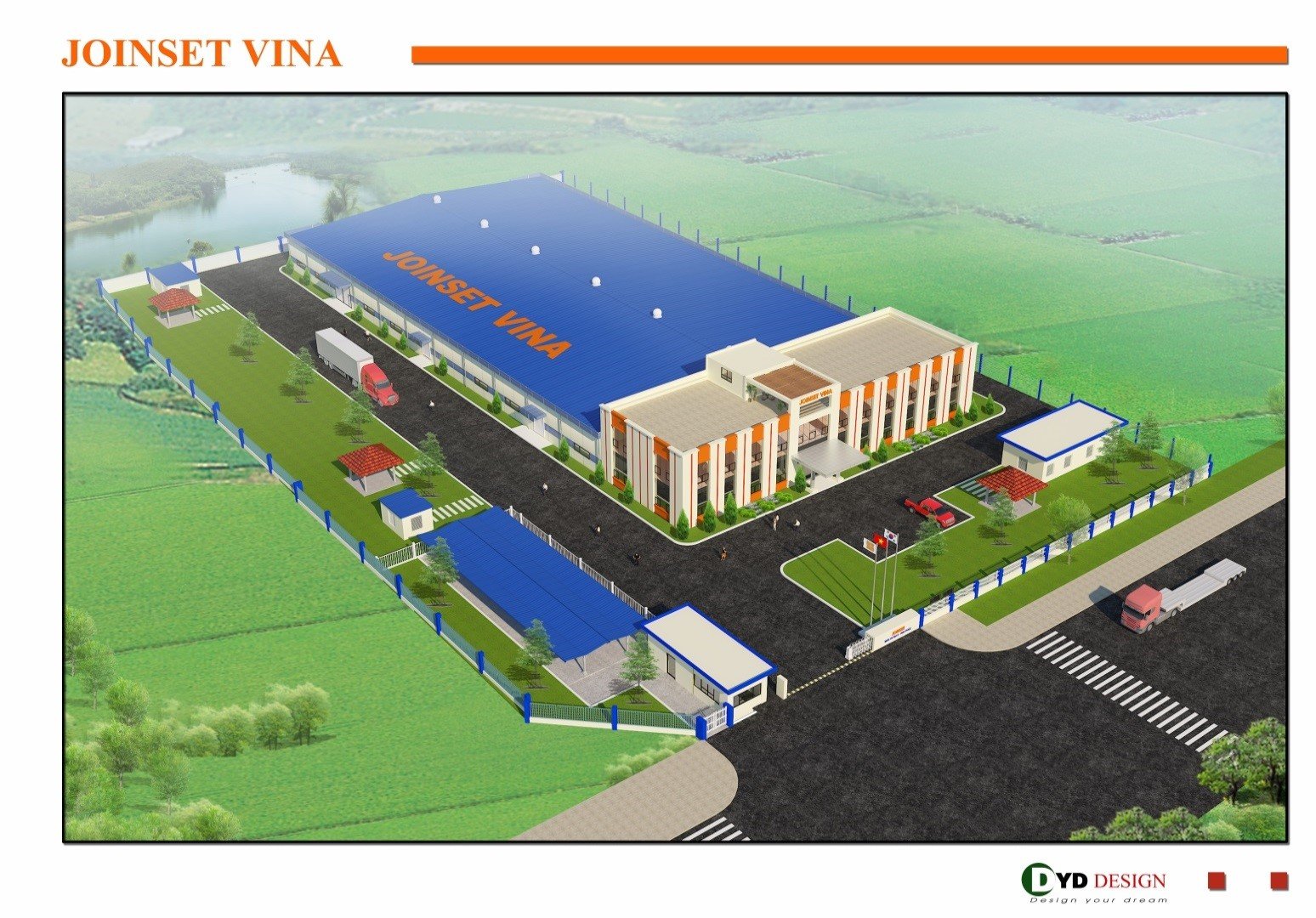 Thi công xây dựng nhà máy Joinset Vina