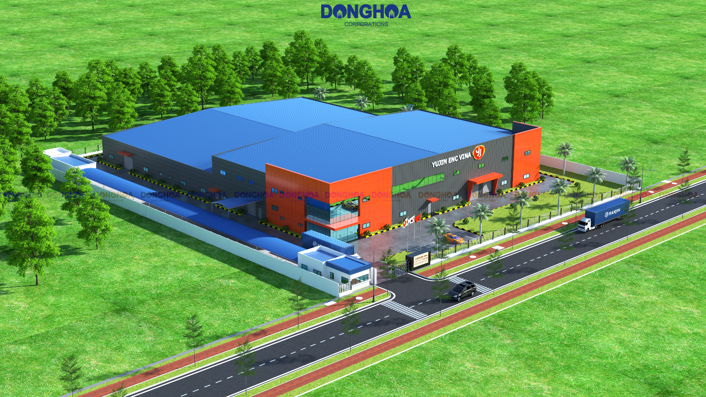 Dự Án Xây Dựng Nhà Máy YUJIN ENC Vina
