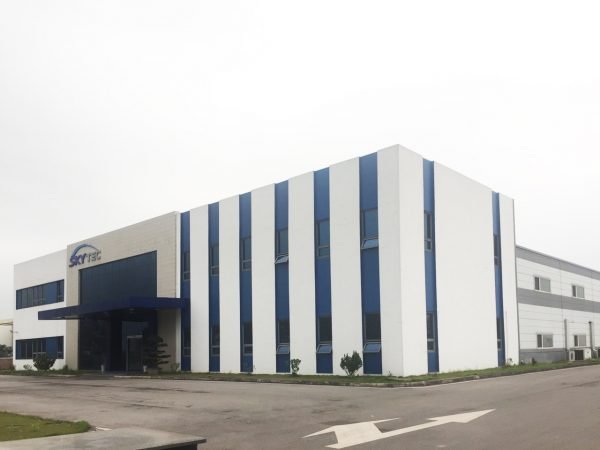 Thi công nhà máy Sky Tec Vina  – Khu công nghiệp Quế Võ II– Tỉnh Bắc Ninh.
