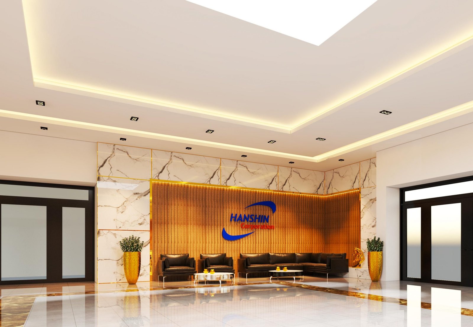 THIẾT KẾ NỘI THẤT VĂN PHÒNG CÔNG TY HANSHIN VINA