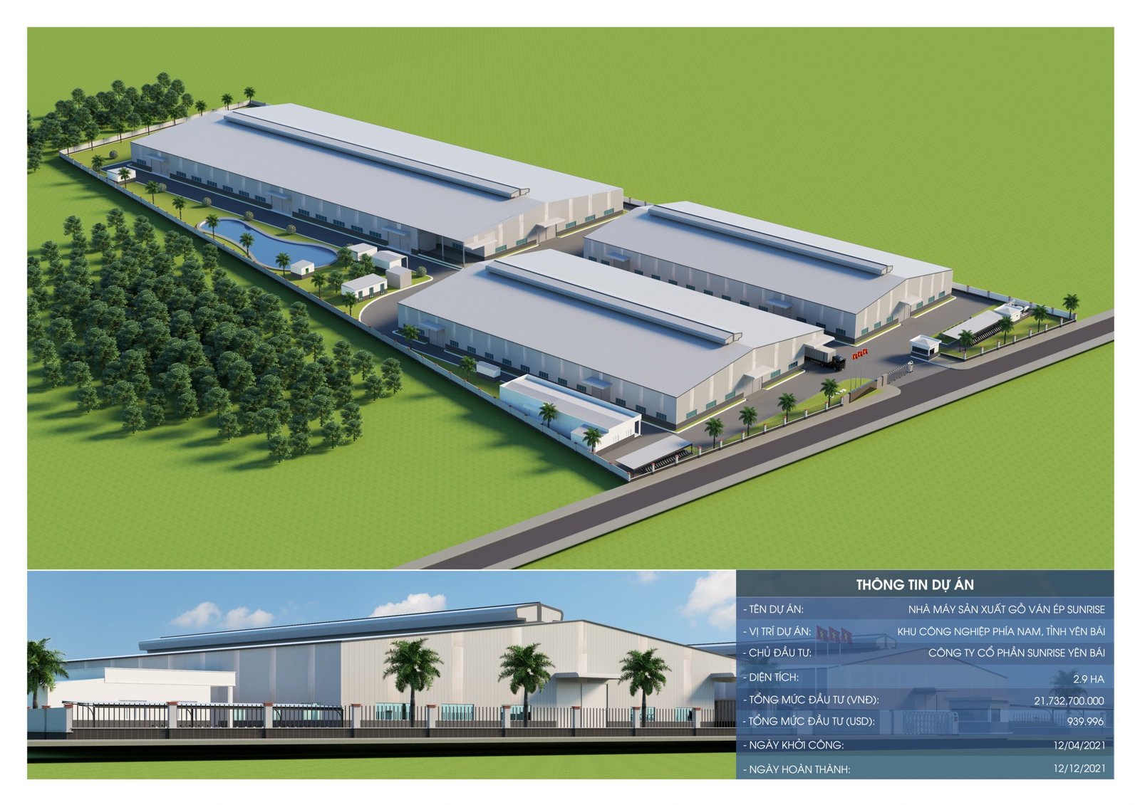 Nhà Máy Sản Xuất Gỗ Ván Ép Sunrise