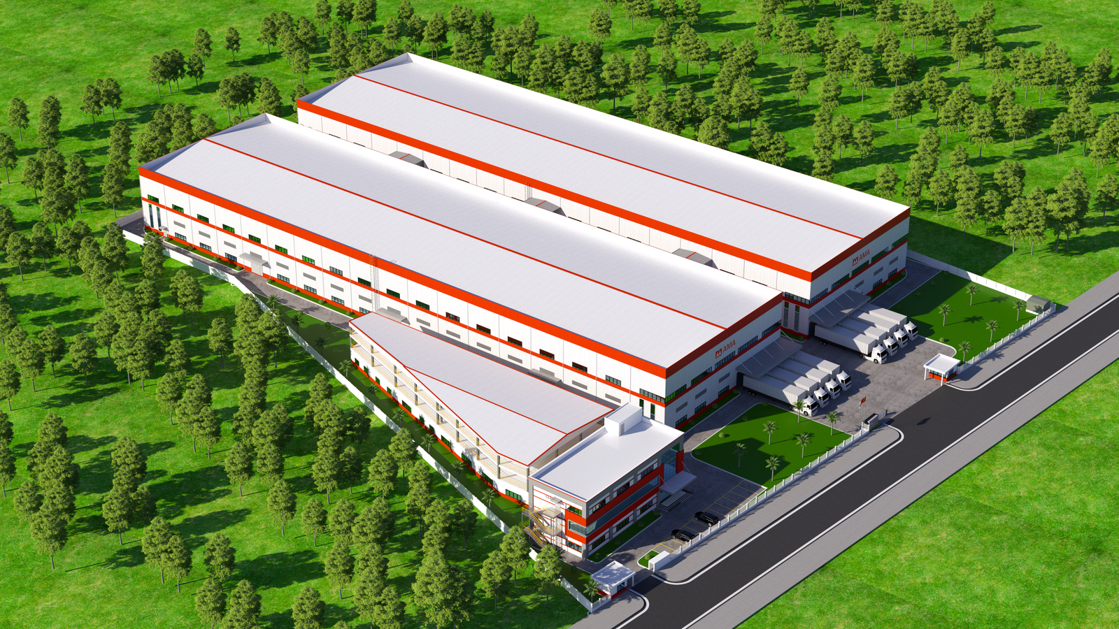 DỰ ÁN XÂY DỰNG NHÀ XƯỞNG CÔNG TY AMA VINA